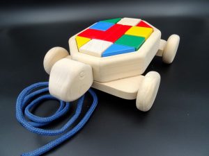 Kilpkonn klotsidega 26x20,5x8cm